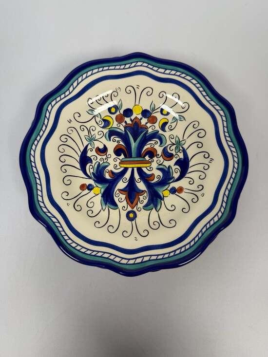Pier 1 Imports Other - Pier 1 Imports San Marino 8.5-Inch Scalloped Salad/Dessert Plates, Set of 6